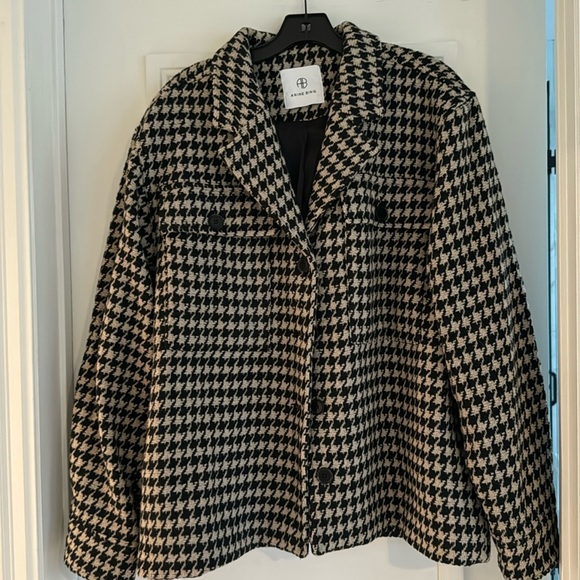 Anine Bing Jackets & Blazers - Anine bing houndstooth jacket, sz L, never worn